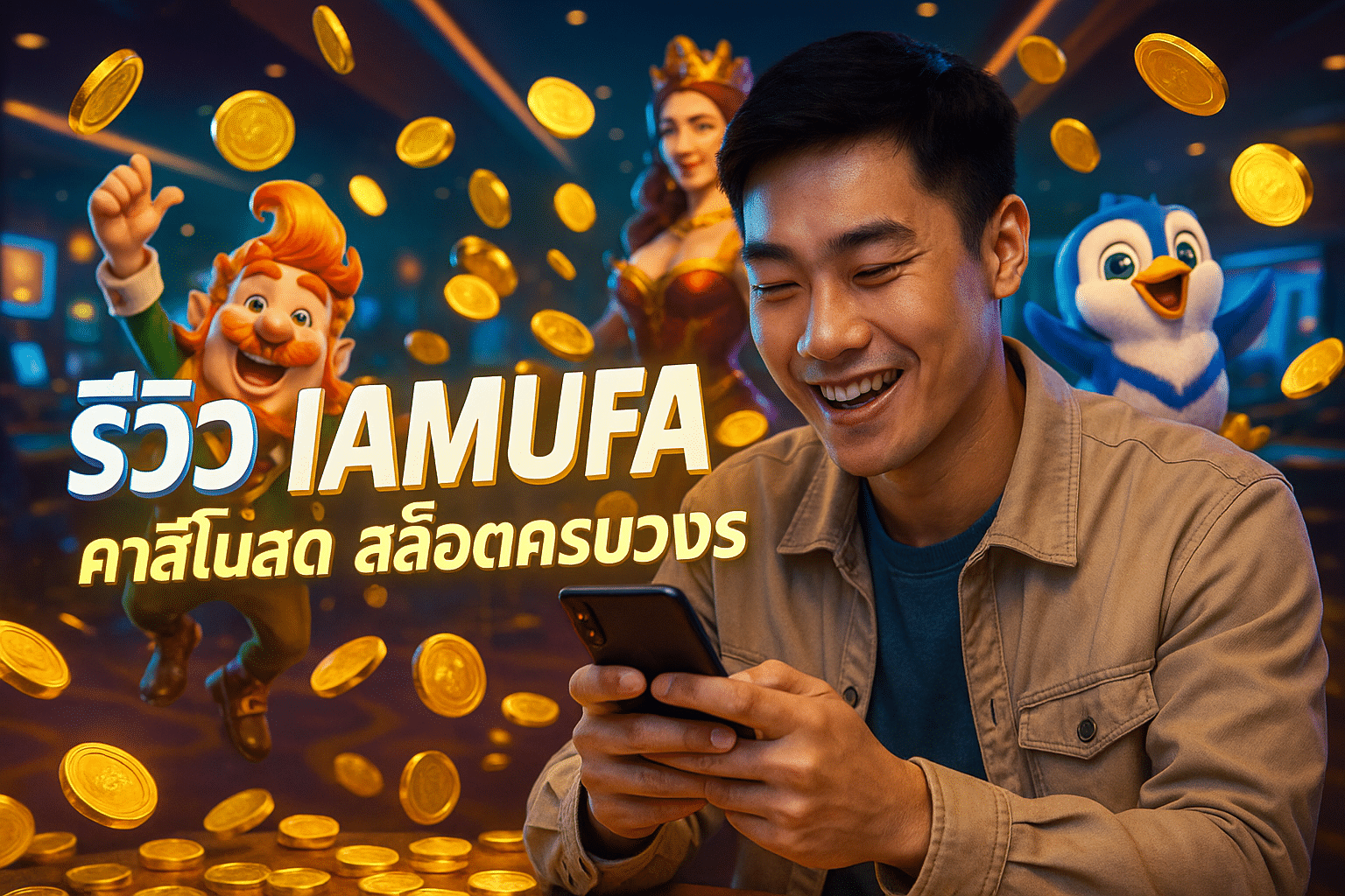รีวิว IAMUFA คาสิโนสด สล็อตครบวงจร