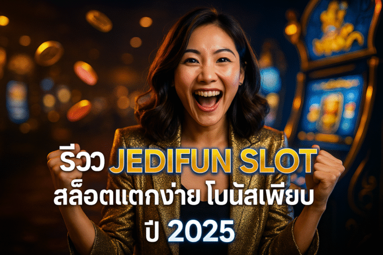 รีวิว JEDIFUN SLOT สล็อตแตกง่าย โบนัสเพียบ ปี 2025