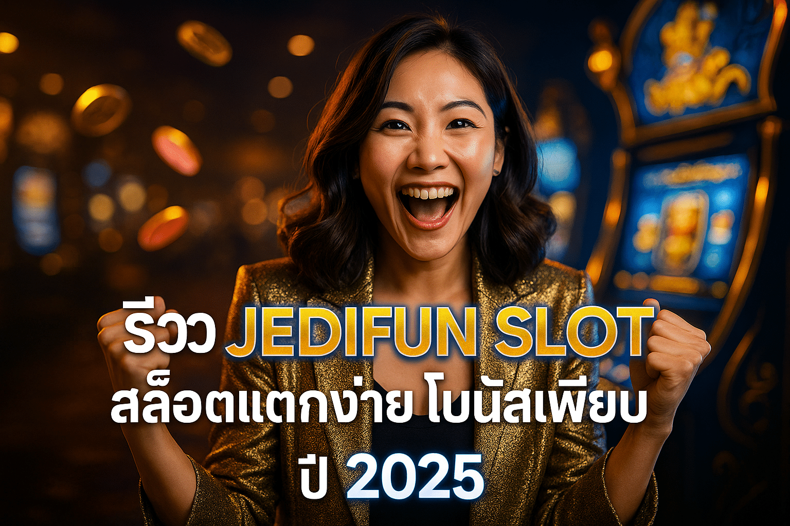 รีวิว JEDIFUN SLOT สล็อตแตกง่าย โบนัสเพียบ ปี 2025